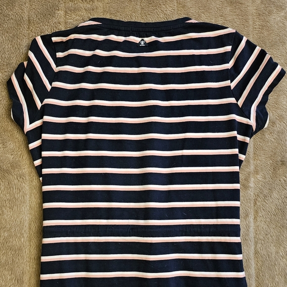 Barbour Striped Bayside Drawcord-Waist Midi Dress - Picture 10 of 13